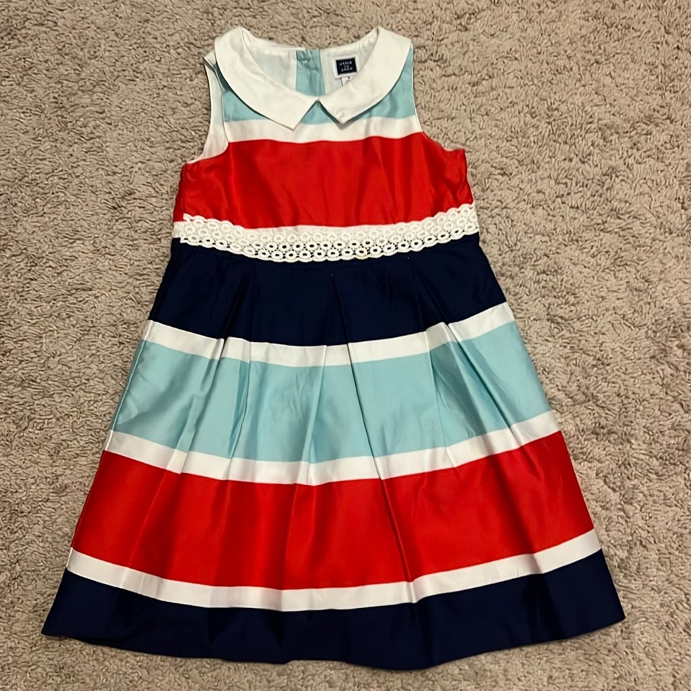 Janie and Jack Multicolor Striped Dress